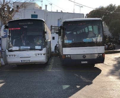 Estación de autobuses Fabrika en Mykonos